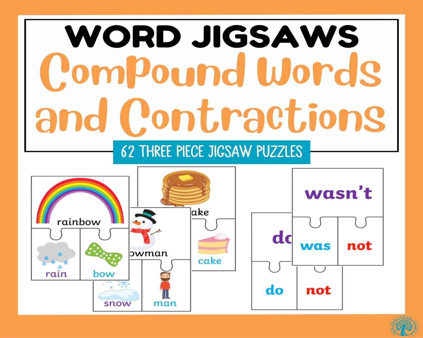 Contraction Word Search Printable