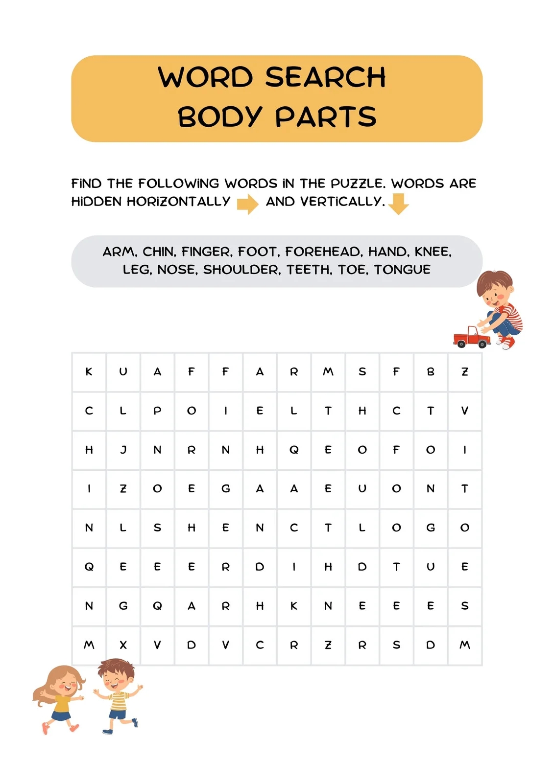 Customize 72 Body Parts Worksheets Templates Online Canva