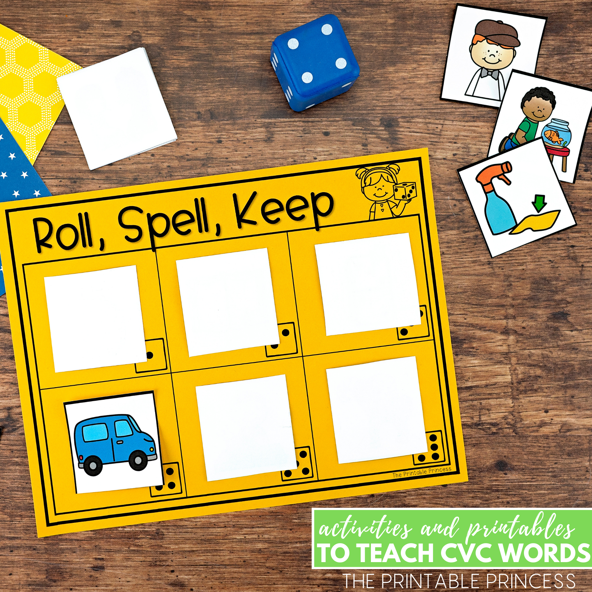 CVC Words BUNDLE CVC Activities And Centers The Printable Princess