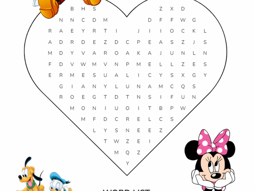 Disney Word Search