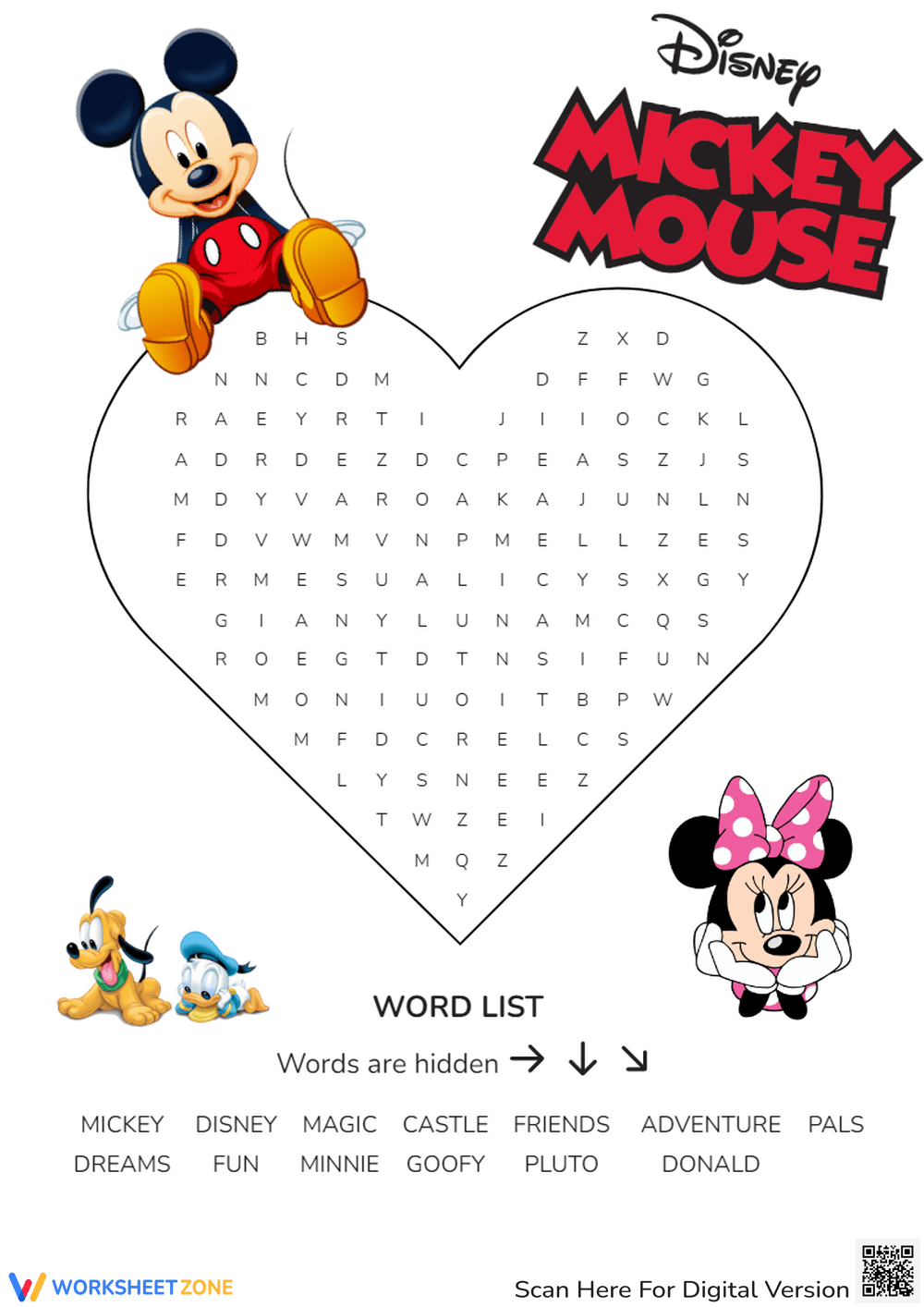 Disney Word Search