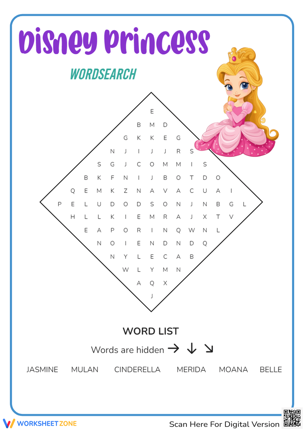 Disney Word Search Disney Word Search