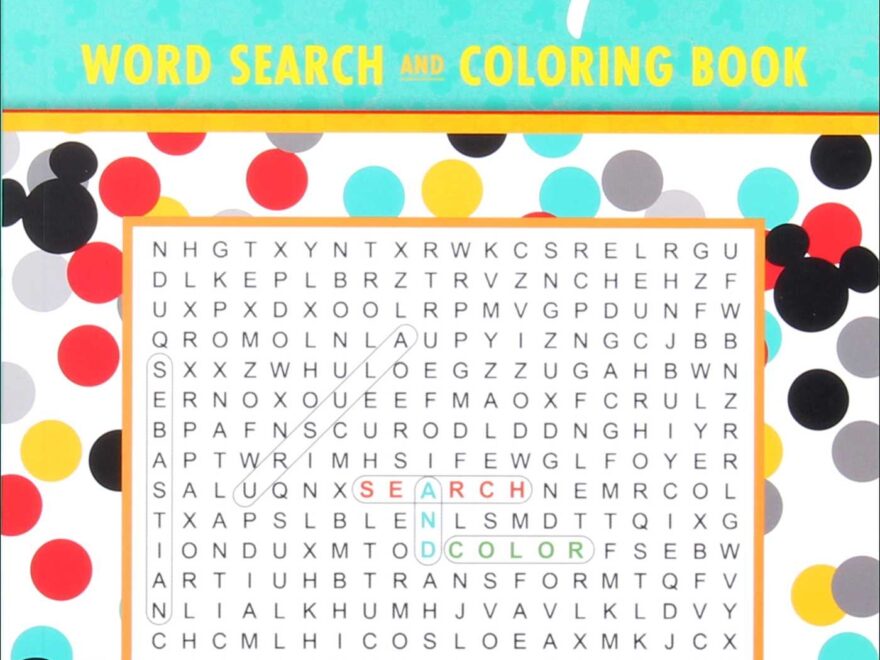 Disney Word Search And Coloring Book Book By Editors Of Thunder Bay Press Official Publisher Page Simon Schuster