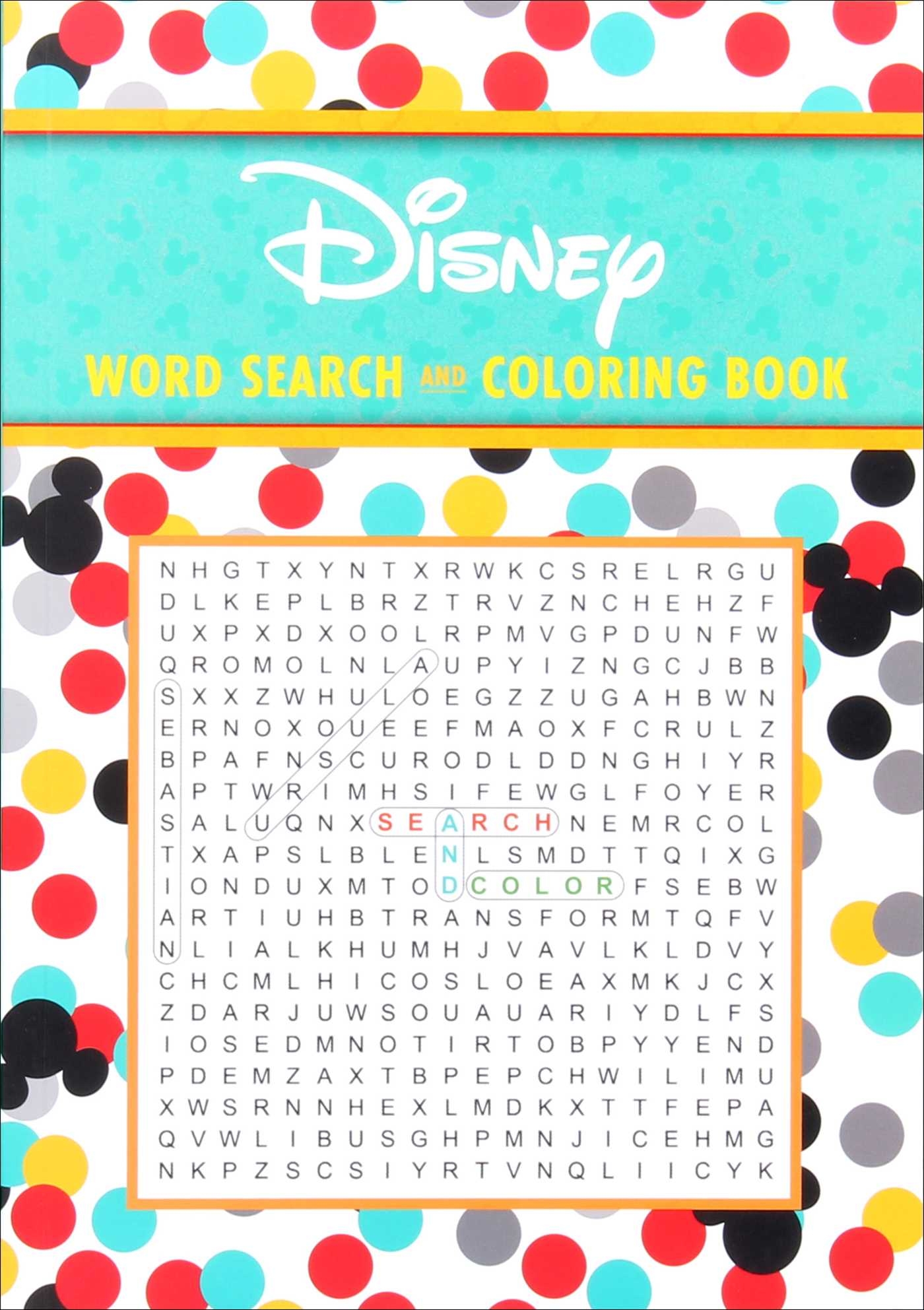 Disney Word Search And Coloring Book Book By Editors Of Thunder Bay Press Official Publisher Page Simon Schuster