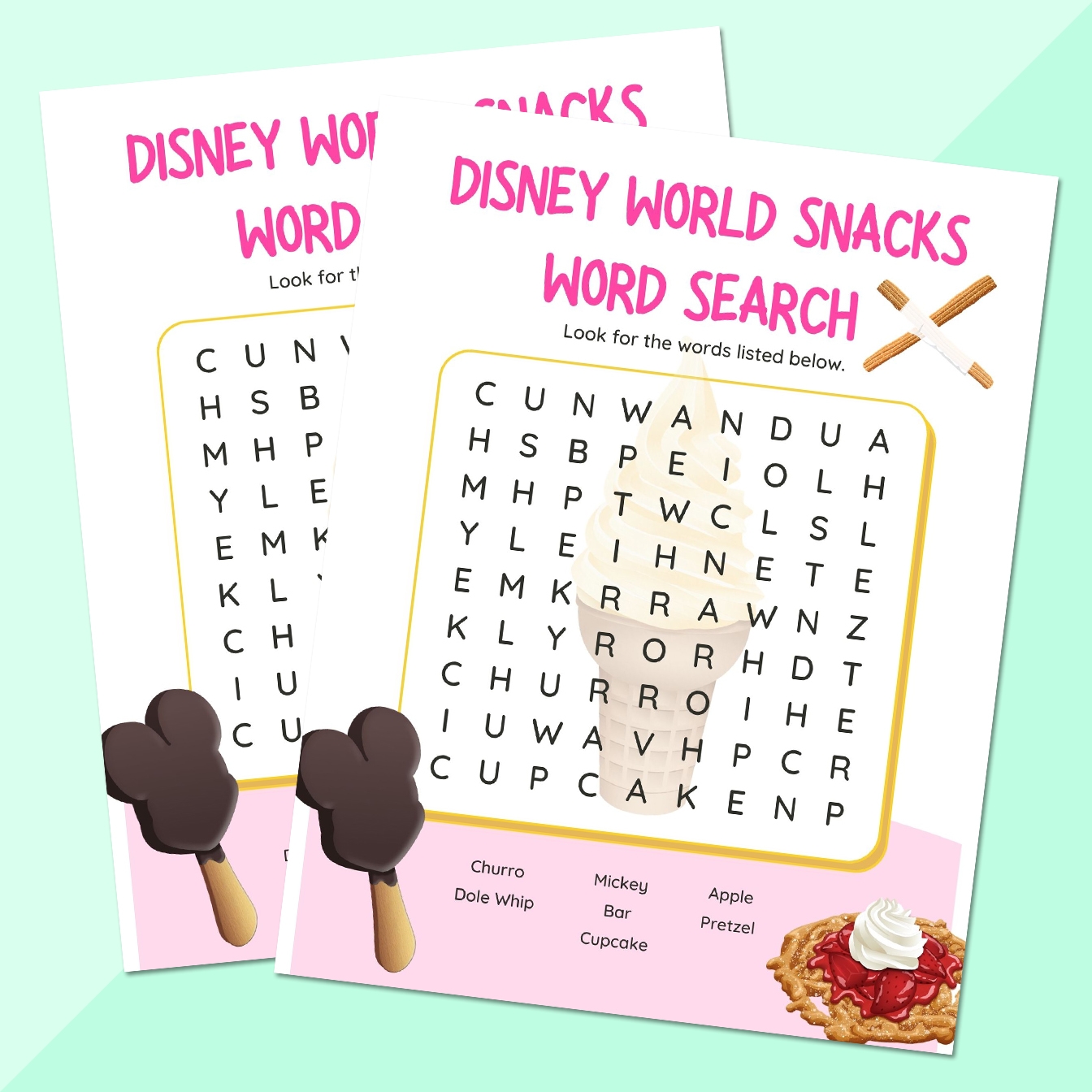 Disney Word Search Printable