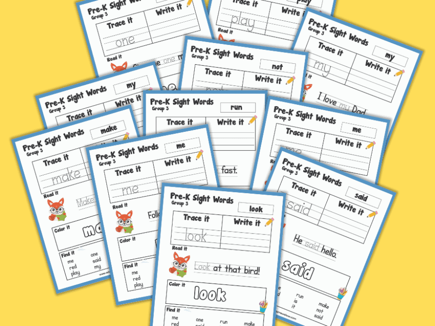 Dolch Sight Words Free PDF Lists And Worksheets