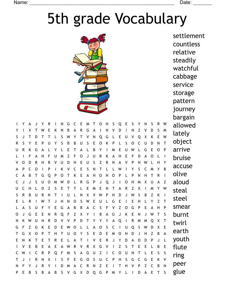 Download Word Search On FIFTH GRADE ENSC MANIZALES Worksheets Library