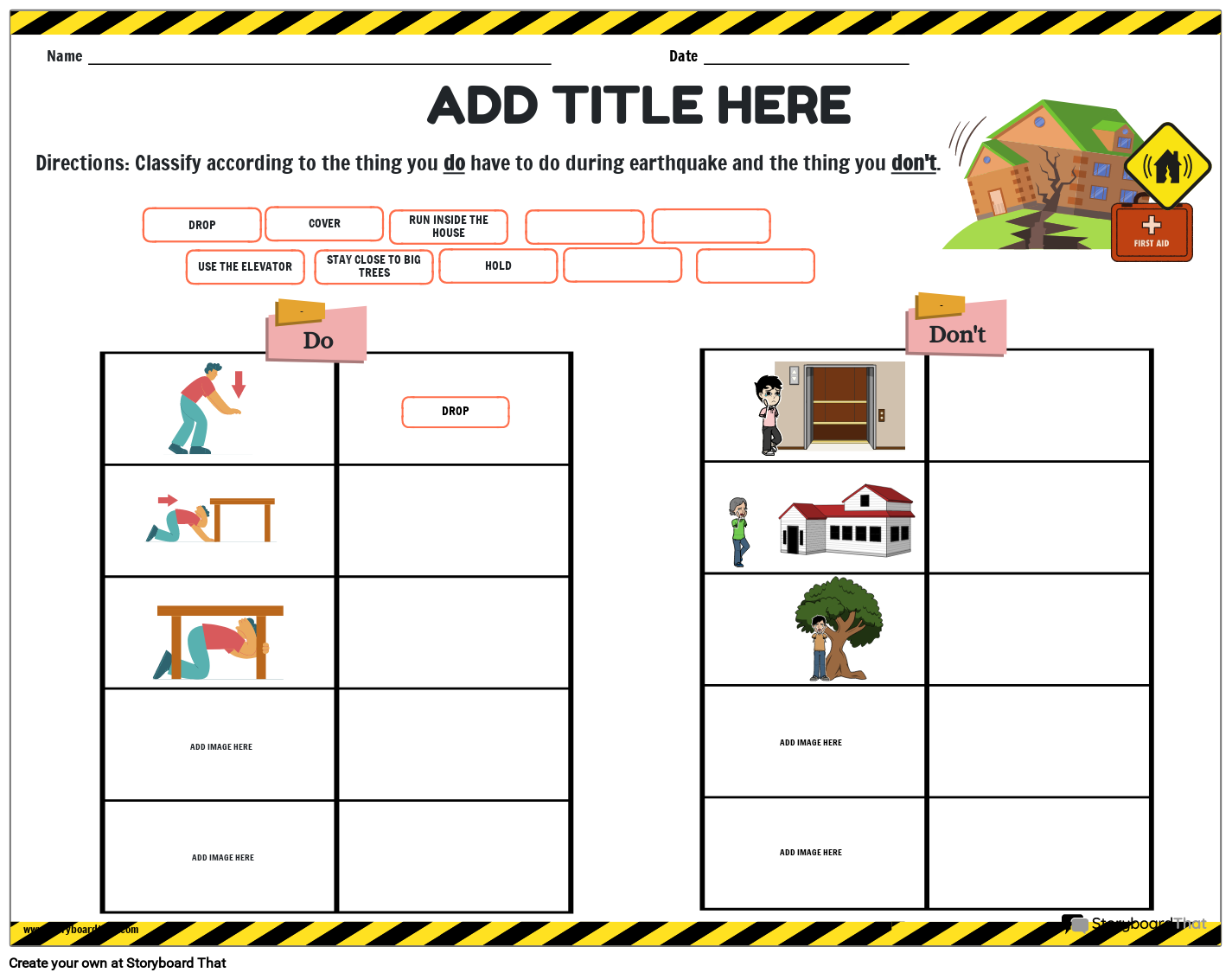 Free Printable Earthquake Word Search