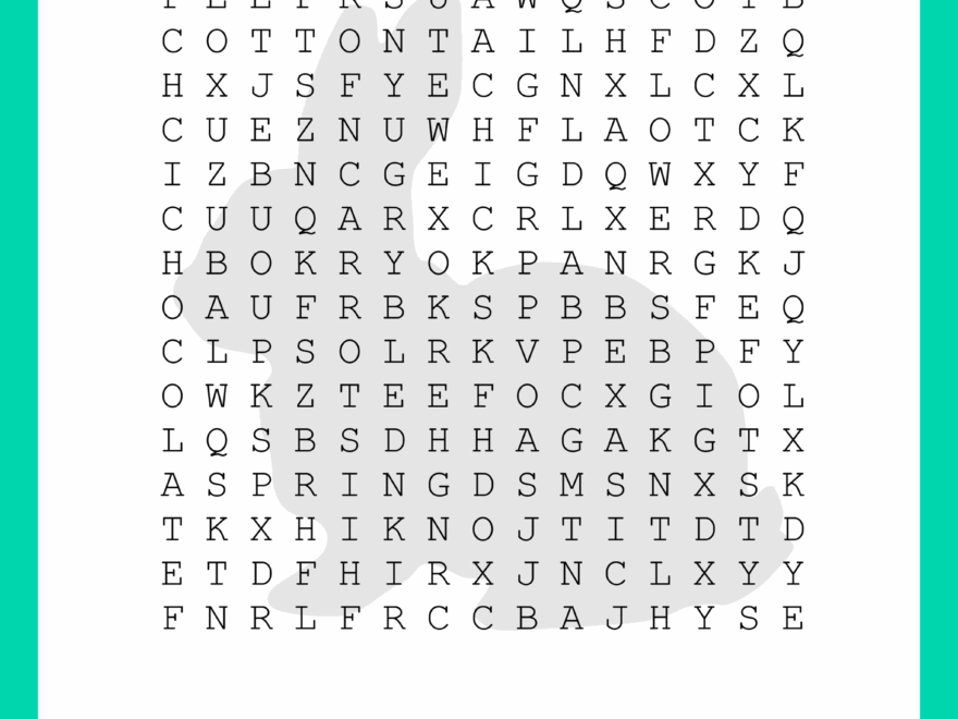 Easter Word Search Free Printable PDF Puzzles Free Printables Monograms Design Tools Patterns DIY Projects