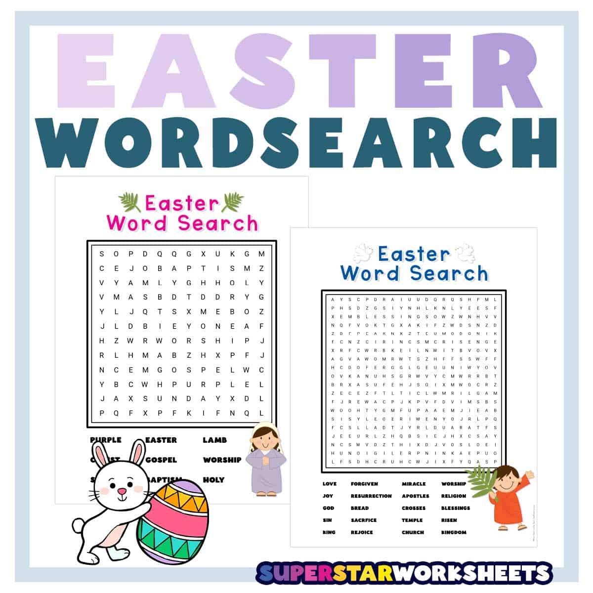 Easter Word Searches Printable