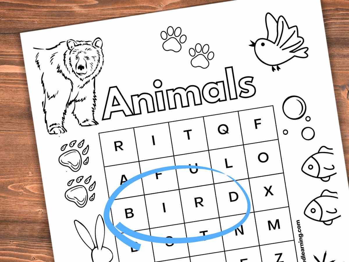 Easy Word Search Printable Puzzles