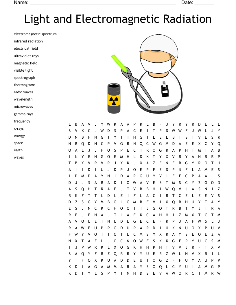 Electromagnetism Word Search WordMint