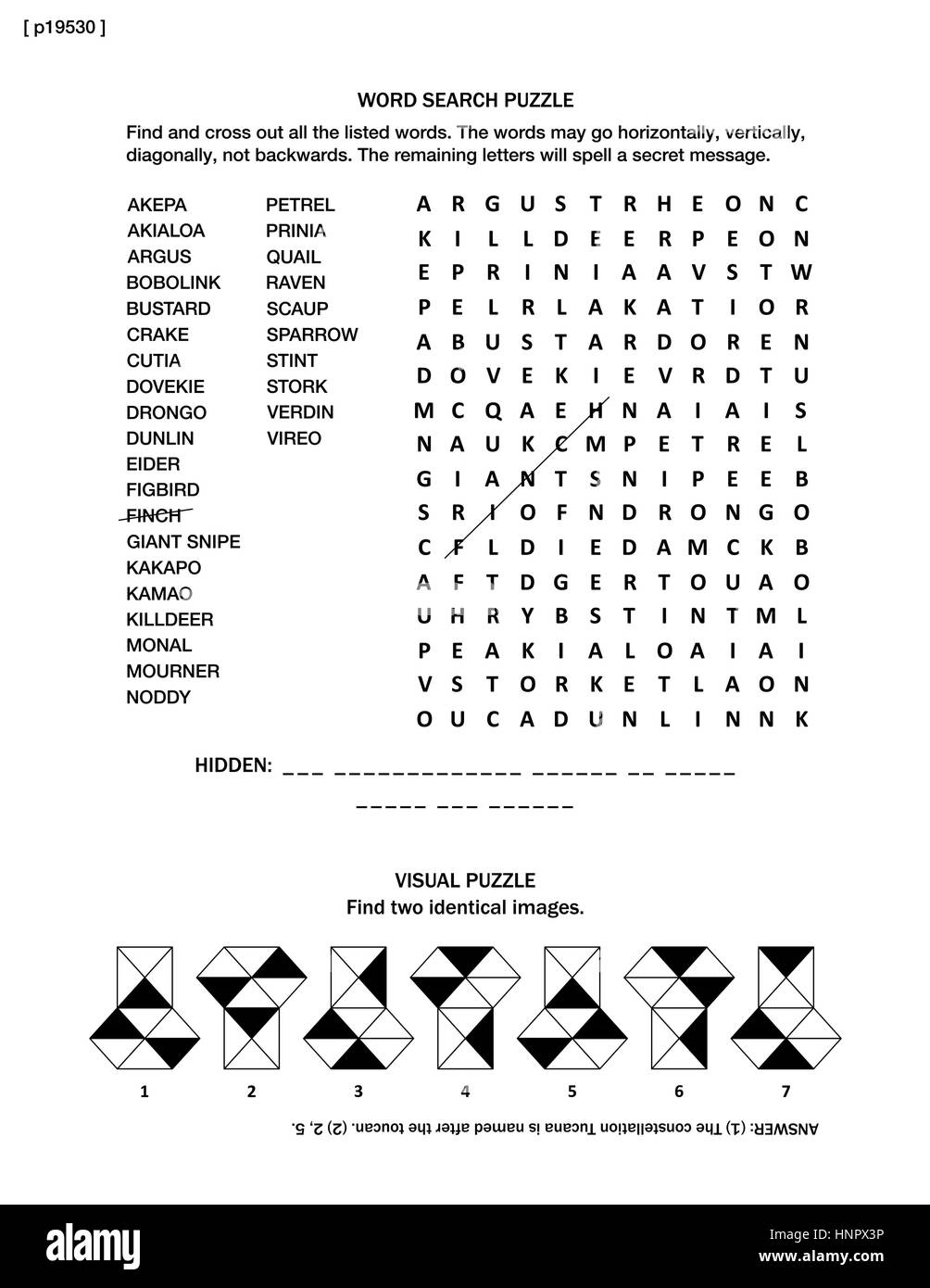 Visual Art Word Search Printable
