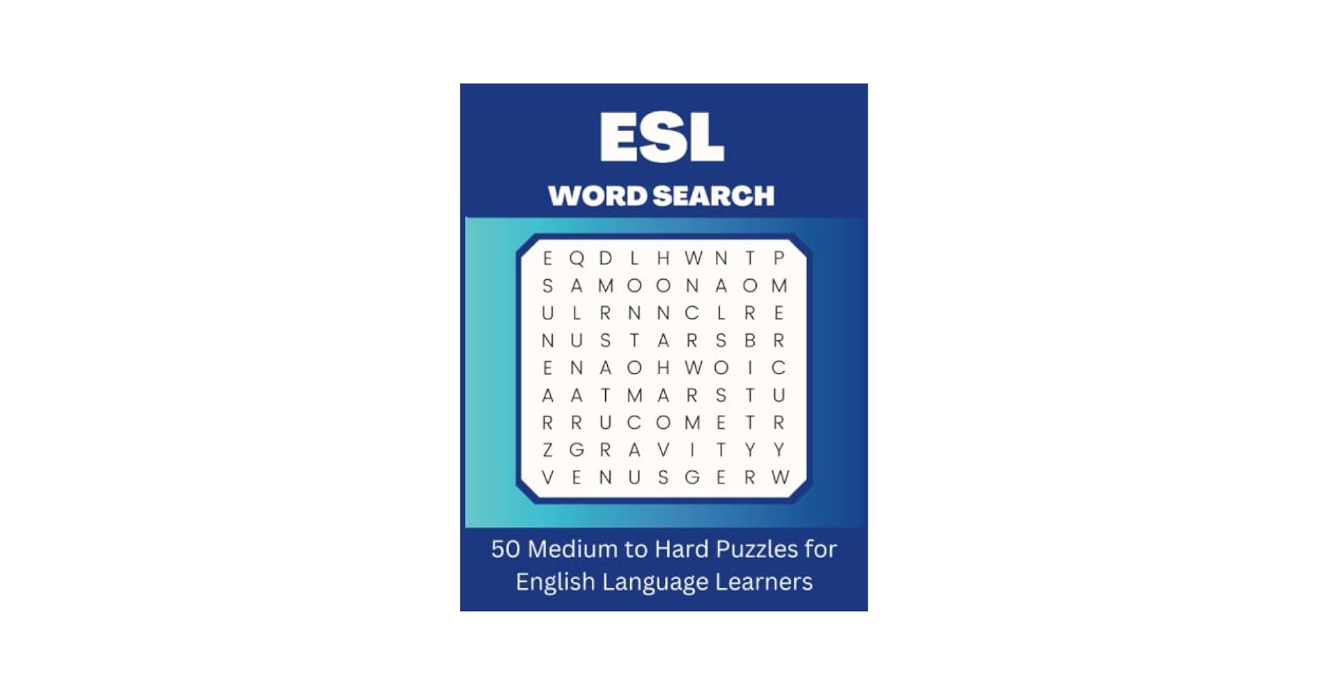 ESL Word Search Puzzles 50 Medium To Hard Word Search Puzzles For Adult English Language Learners Summers Aeryn 9798391333968 Amazon Books