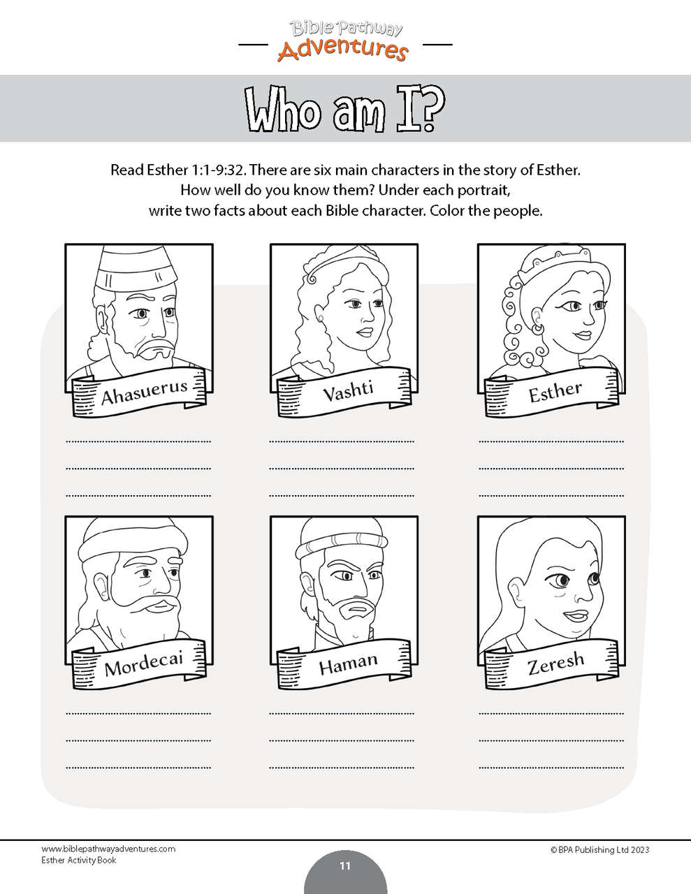 Esther Bible Word Search Puzzle BiblePuzzles Worksheets Library