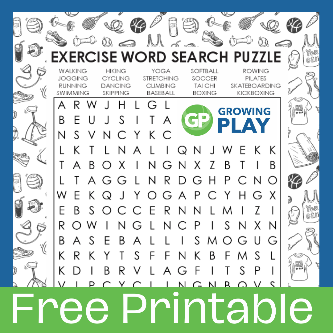 Printable Word Search For Tweens