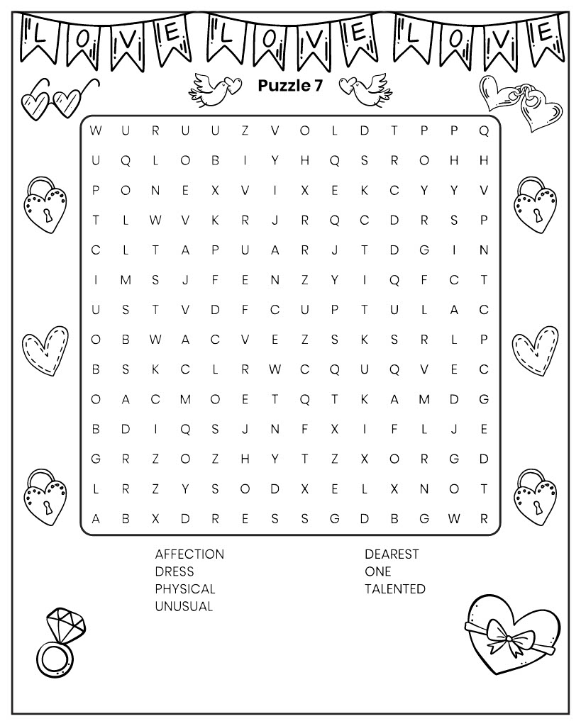 Fall In Love With Valentine s Day Word Search Puzzles Made By Teachers Fall In Love With Valentine s Day Word Search Puzzles Made By Teachers