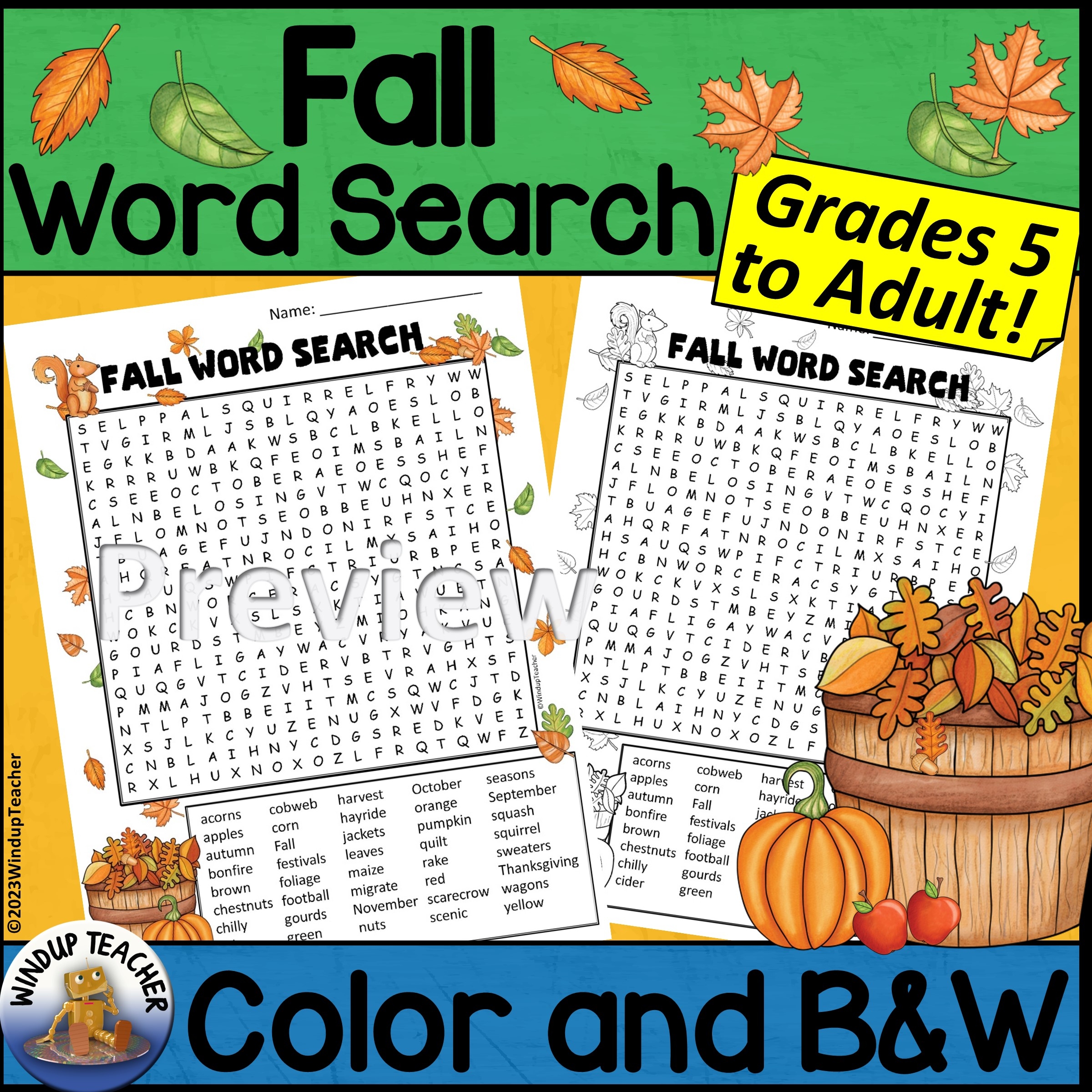 Fall Word Search Activity Printable Hard For Grades 5 To Adult Made By Teachers Fall Word Search Activity Printable Hard For Grades 5 To Adult Made By Teachers