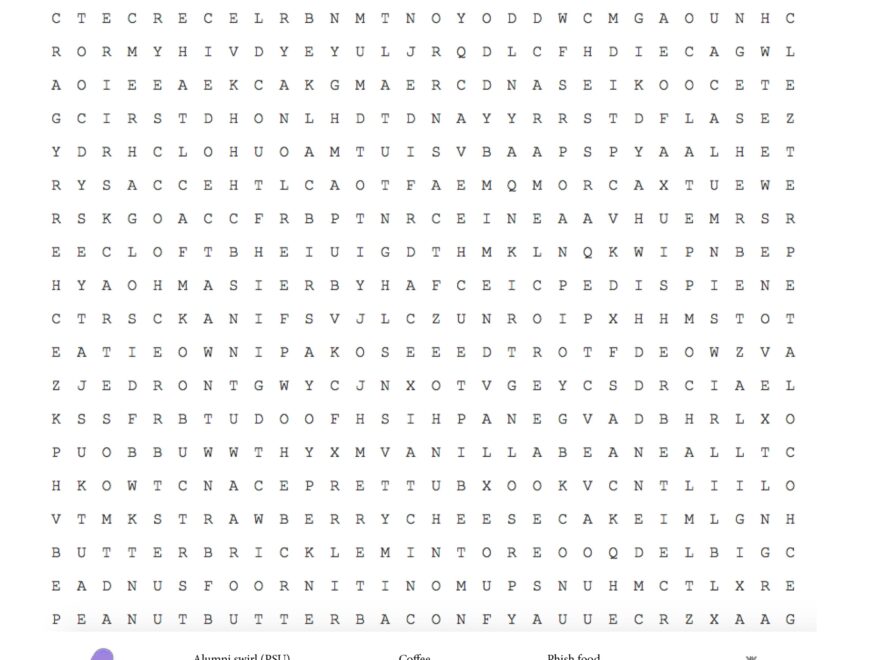 Falvey Library Chillax With Our Anything Is Popsicle Word Search