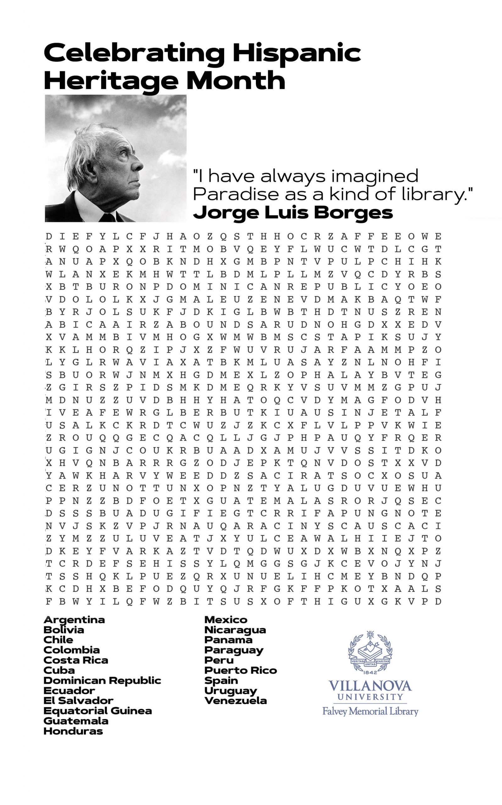 Free Printable Hispanic Heritage Word Search