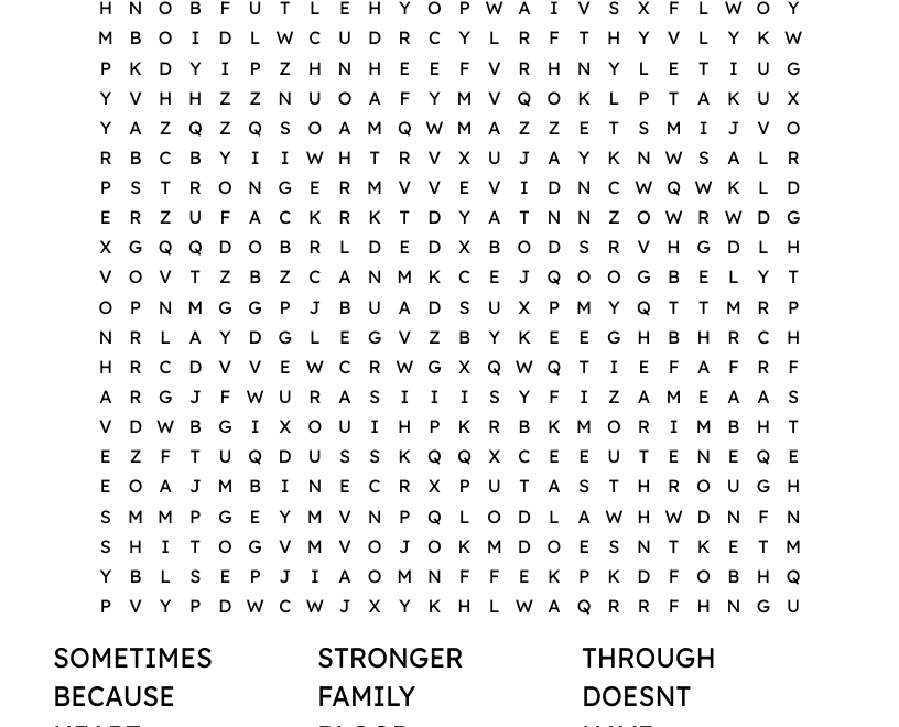 FIND THE HIDDEN MESSAGE Word Search WordMint
