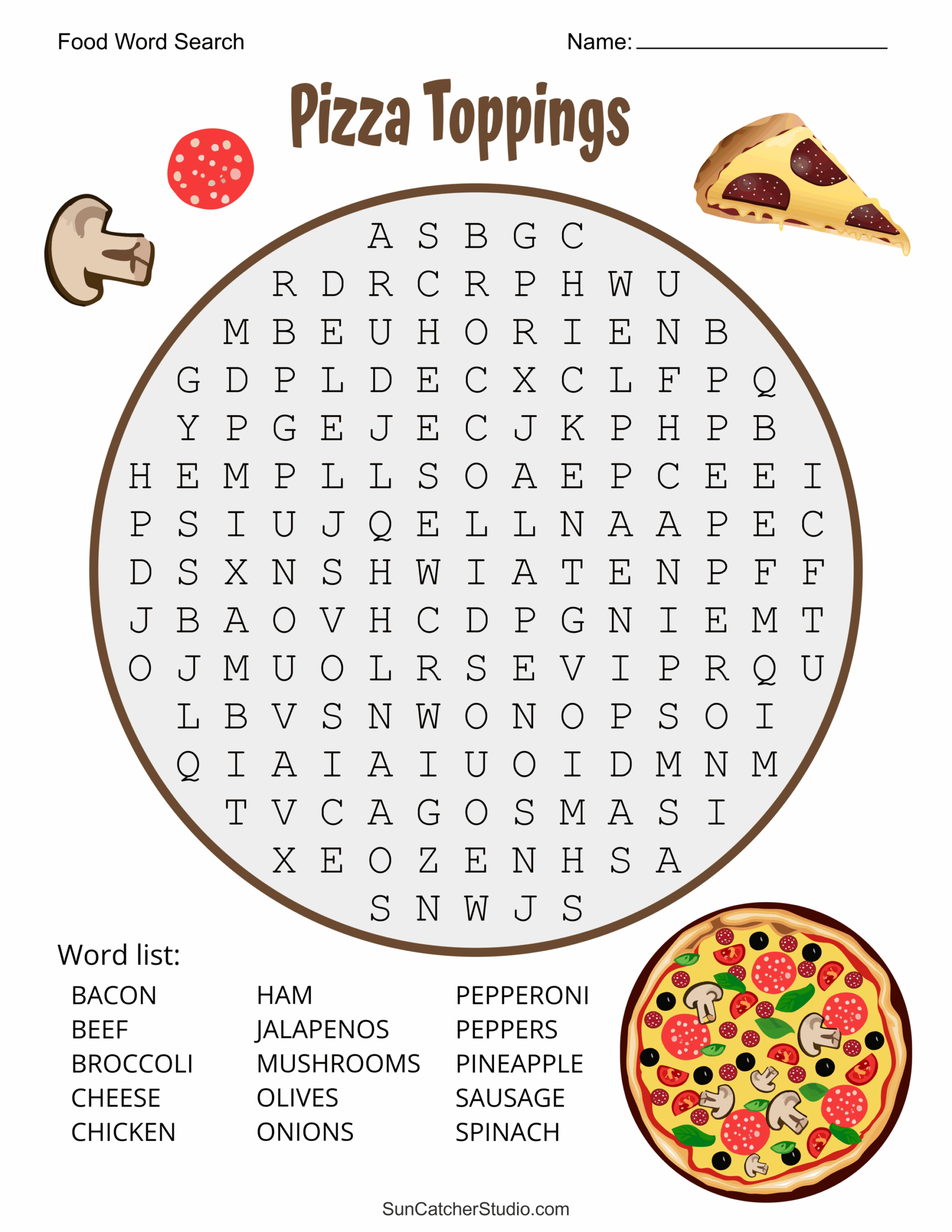 12 Year Olds Word Search Printable