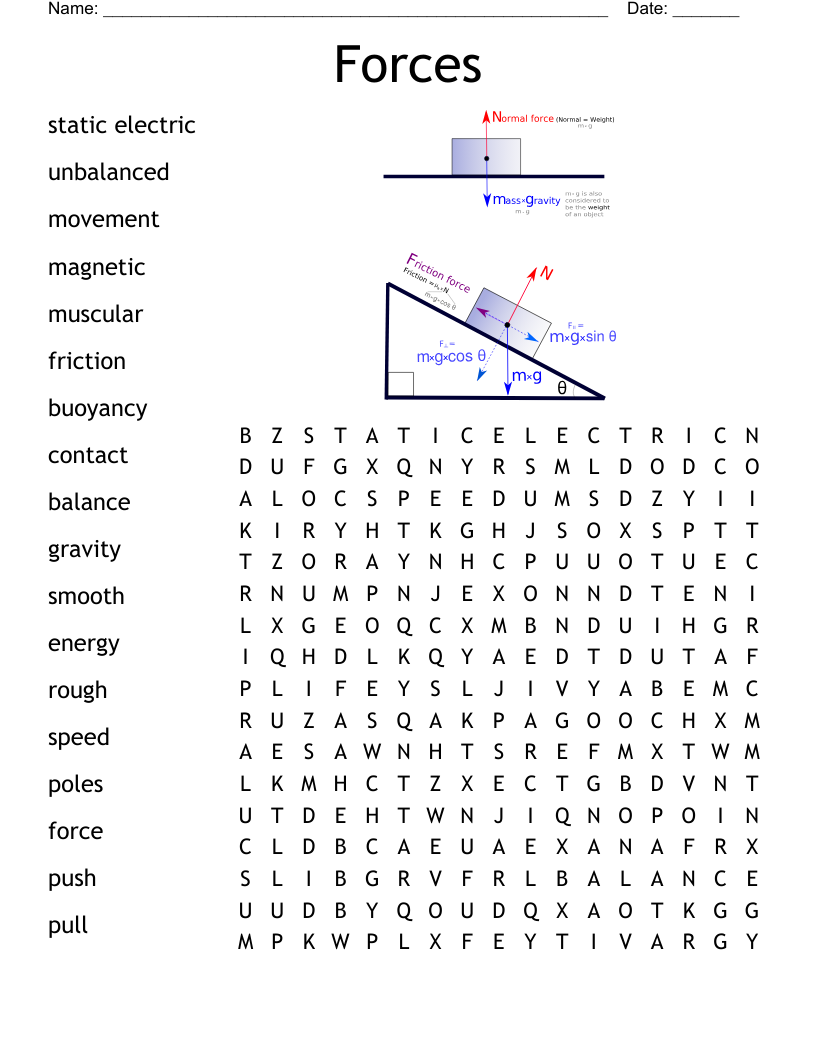Printable Word Searches Ks3