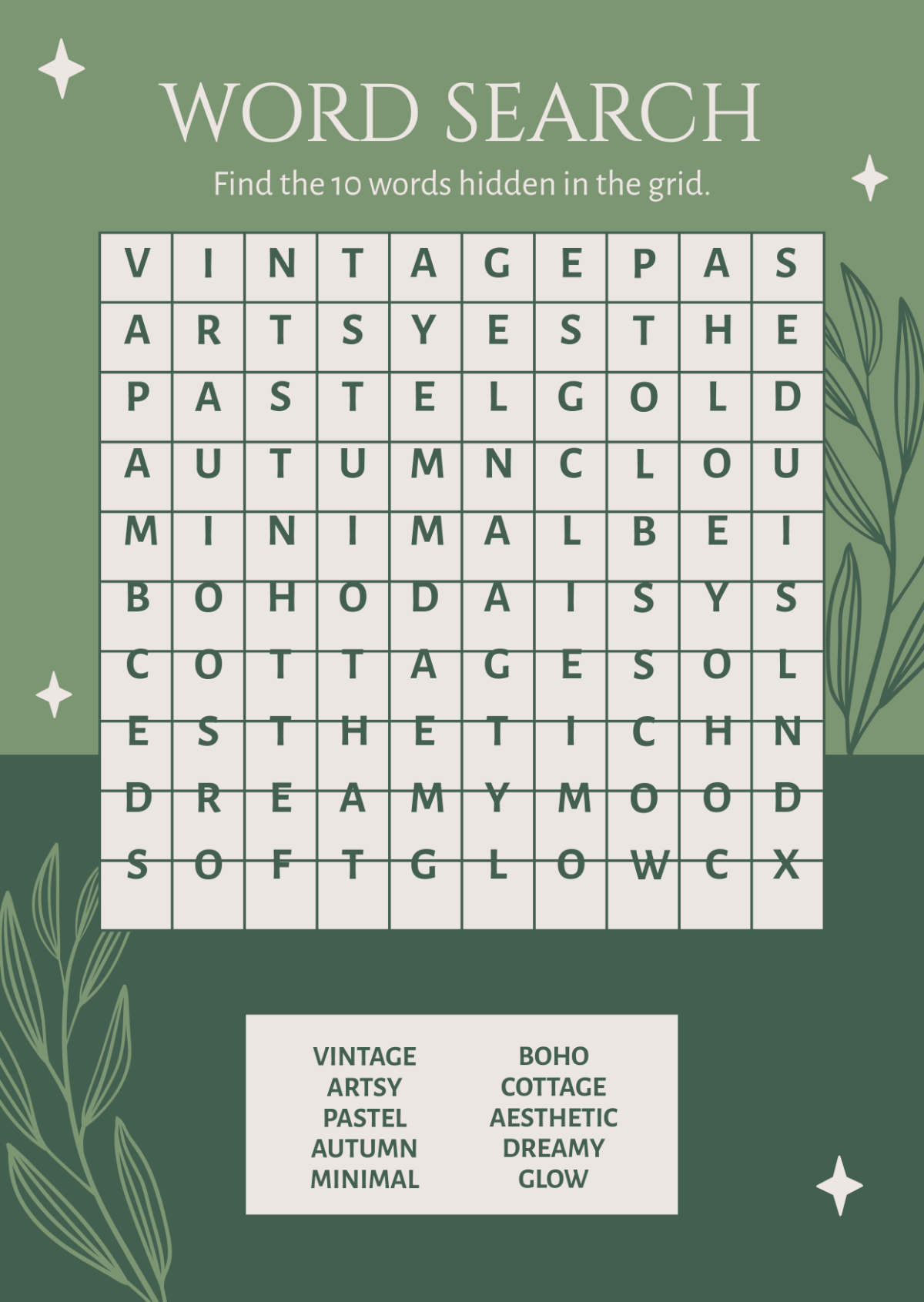 Free Printable Customizable Word Search
