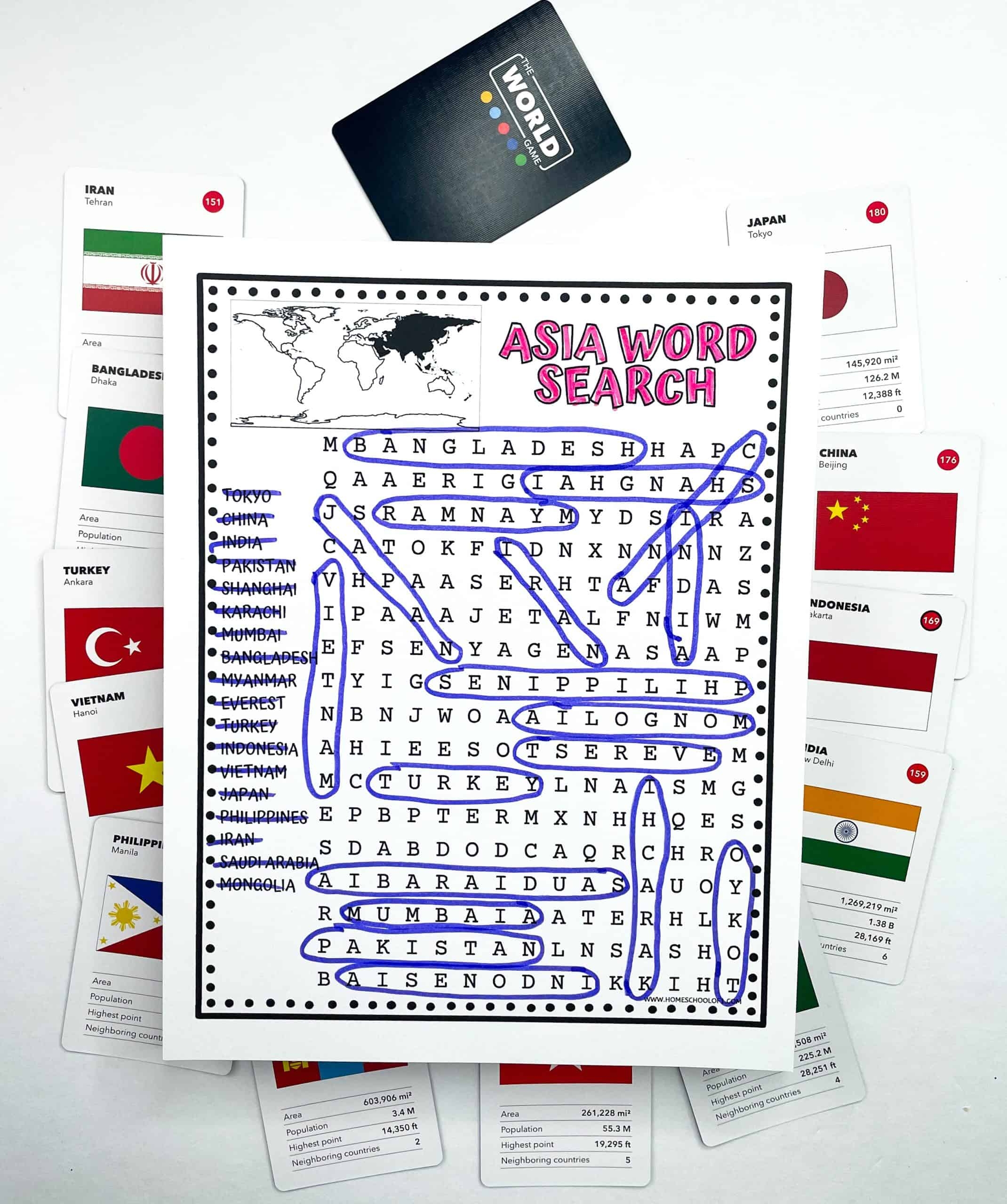 Free Asia Continent Worksheets Homeschool Of 1