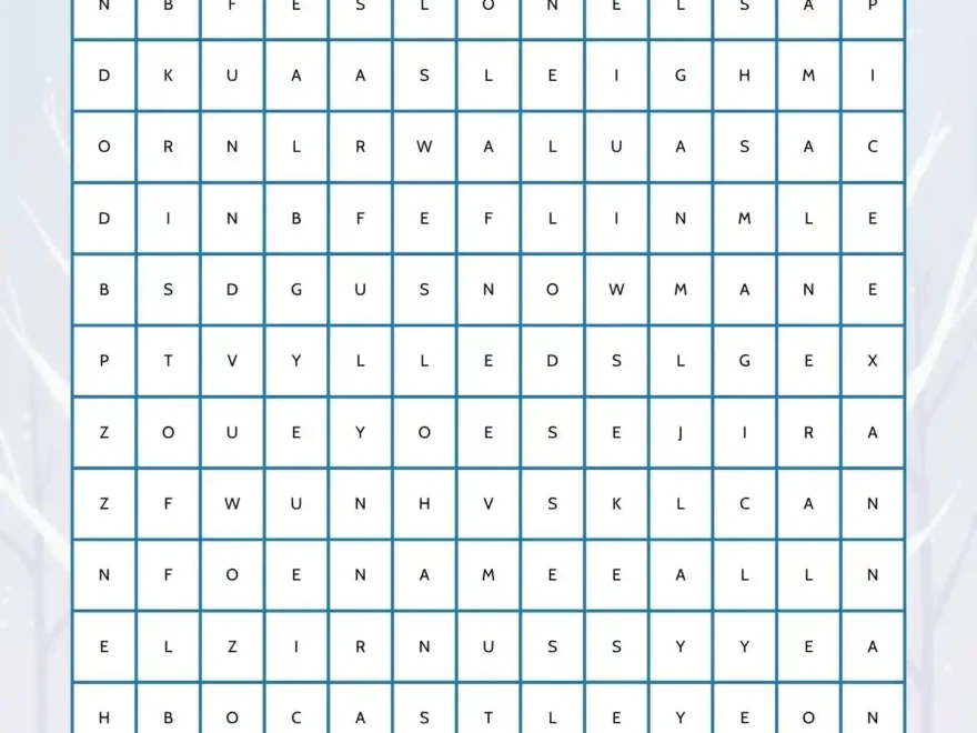 Free Disney Word Search Printables PDF
