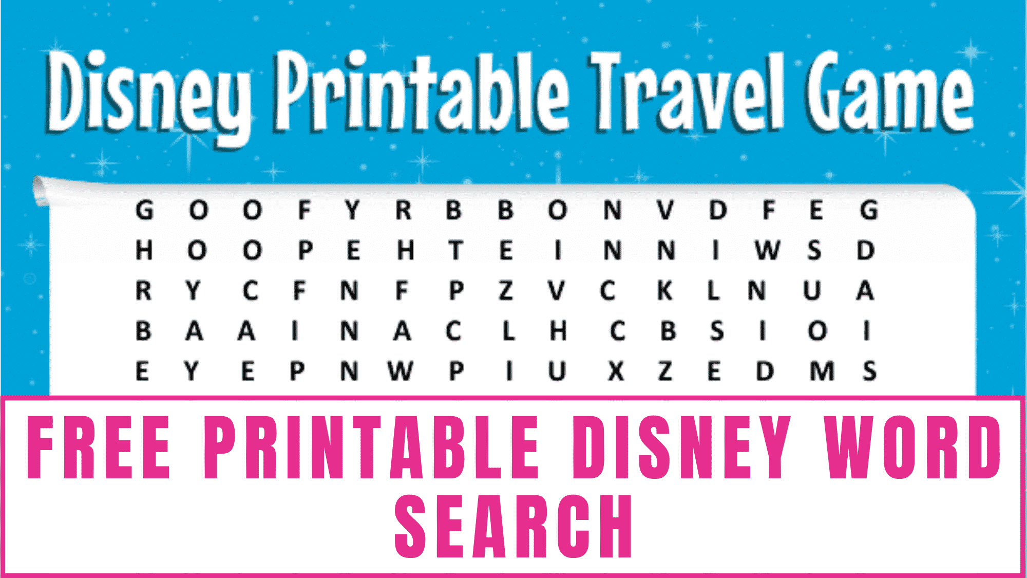 Word Search Disney Hard Printable Word Search Disney Hard Printable