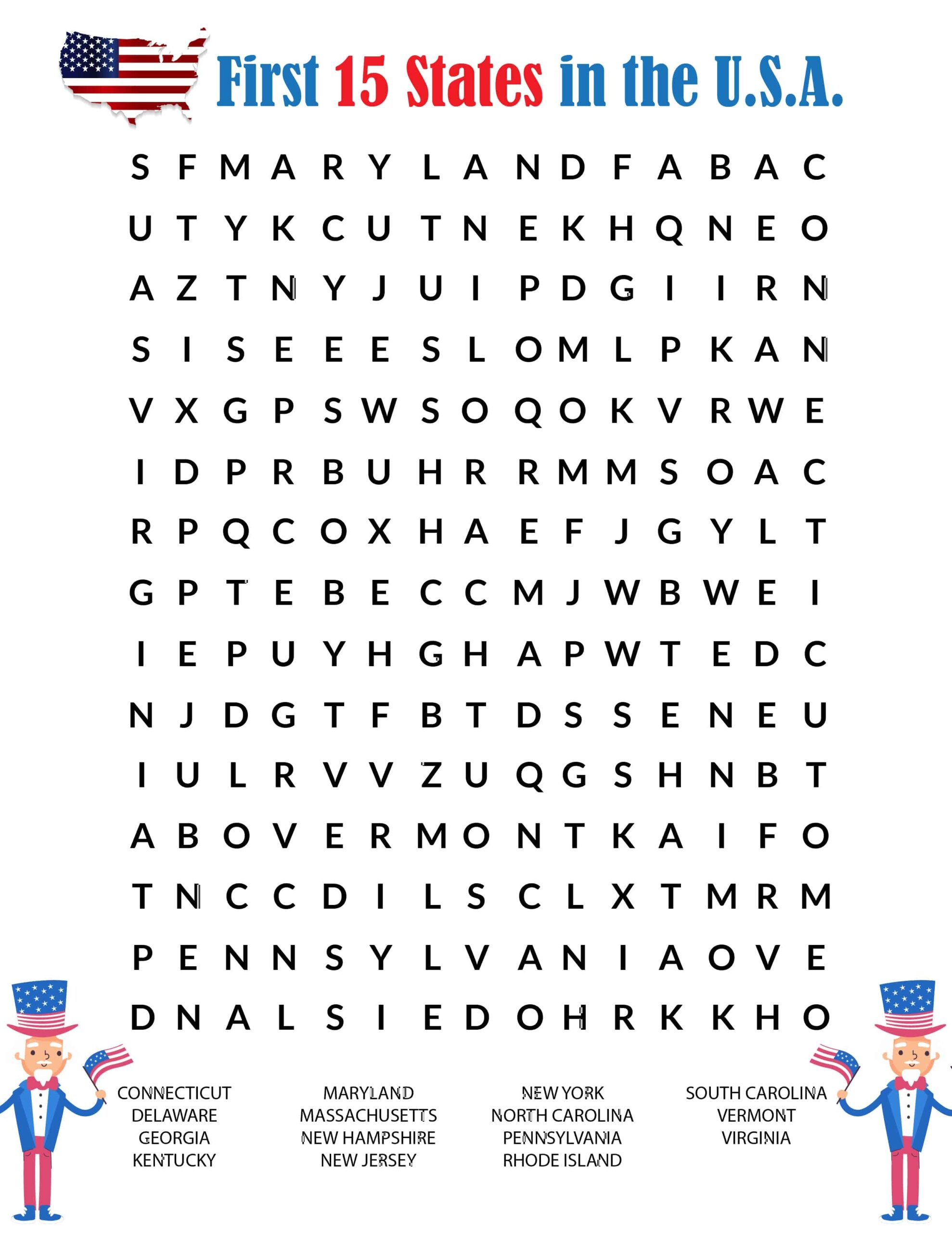 Challenging Word Search Printable