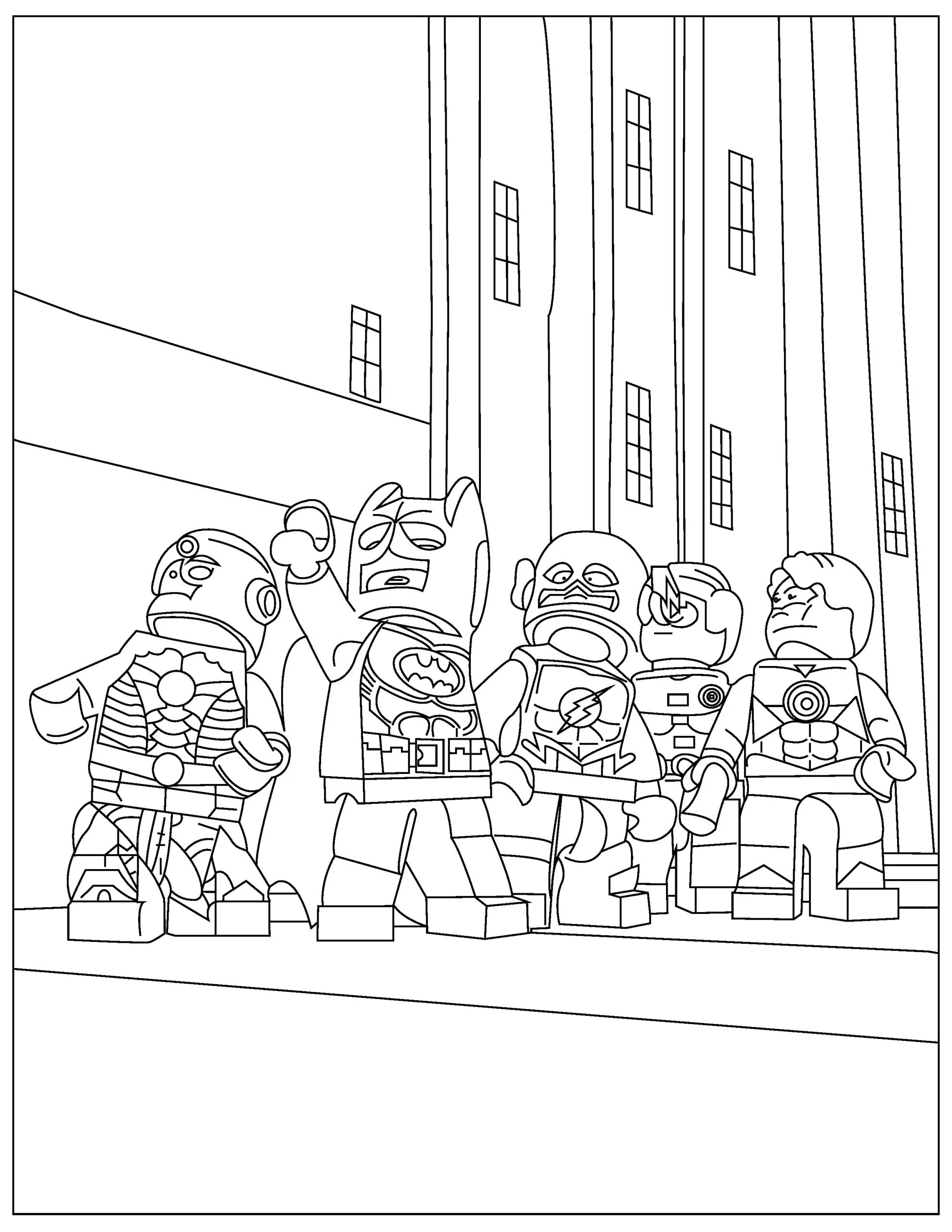 Free LEGO Coloring Pages For Download Printable PDF 