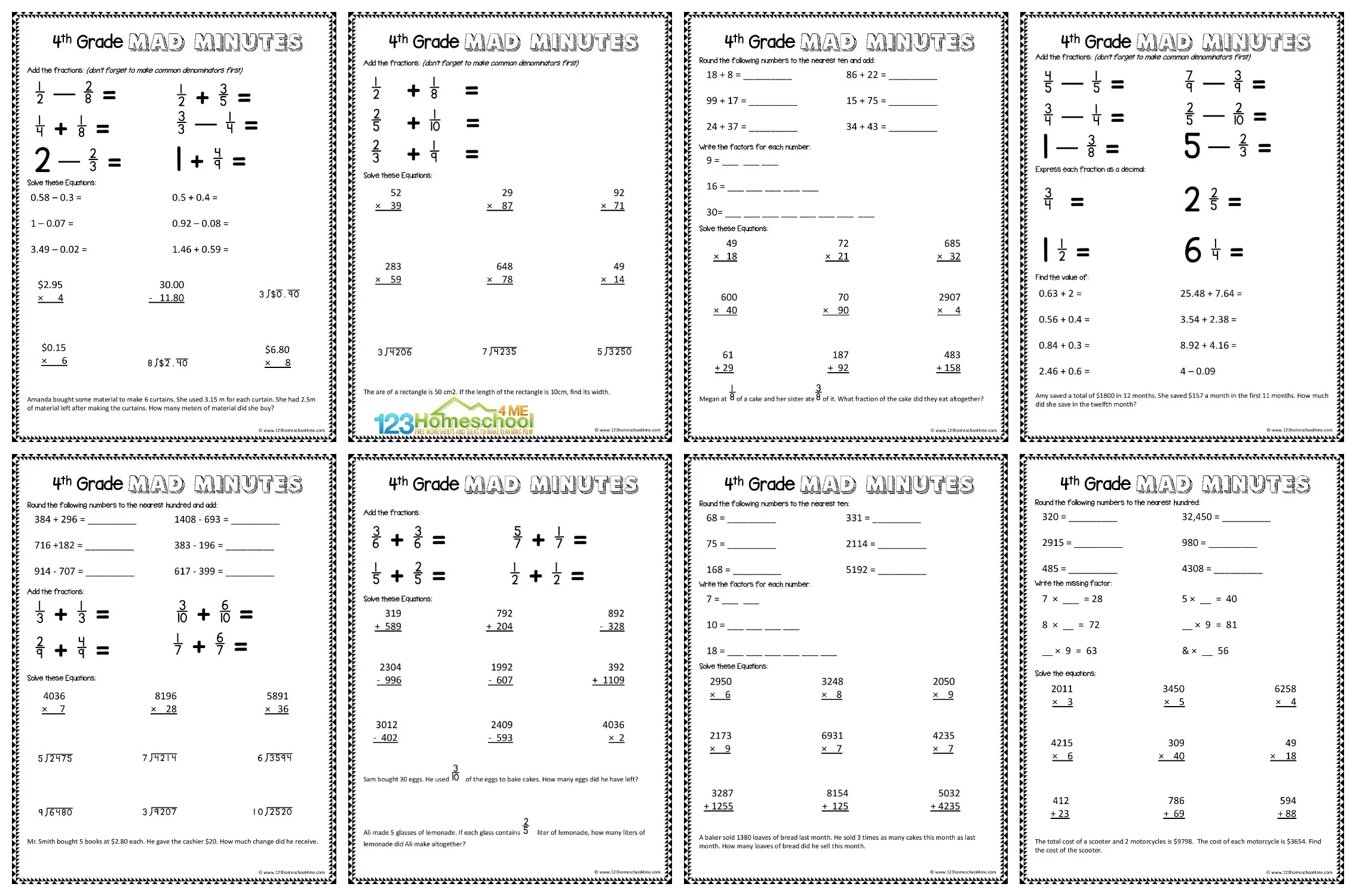 Printable Word Search 4th Grade