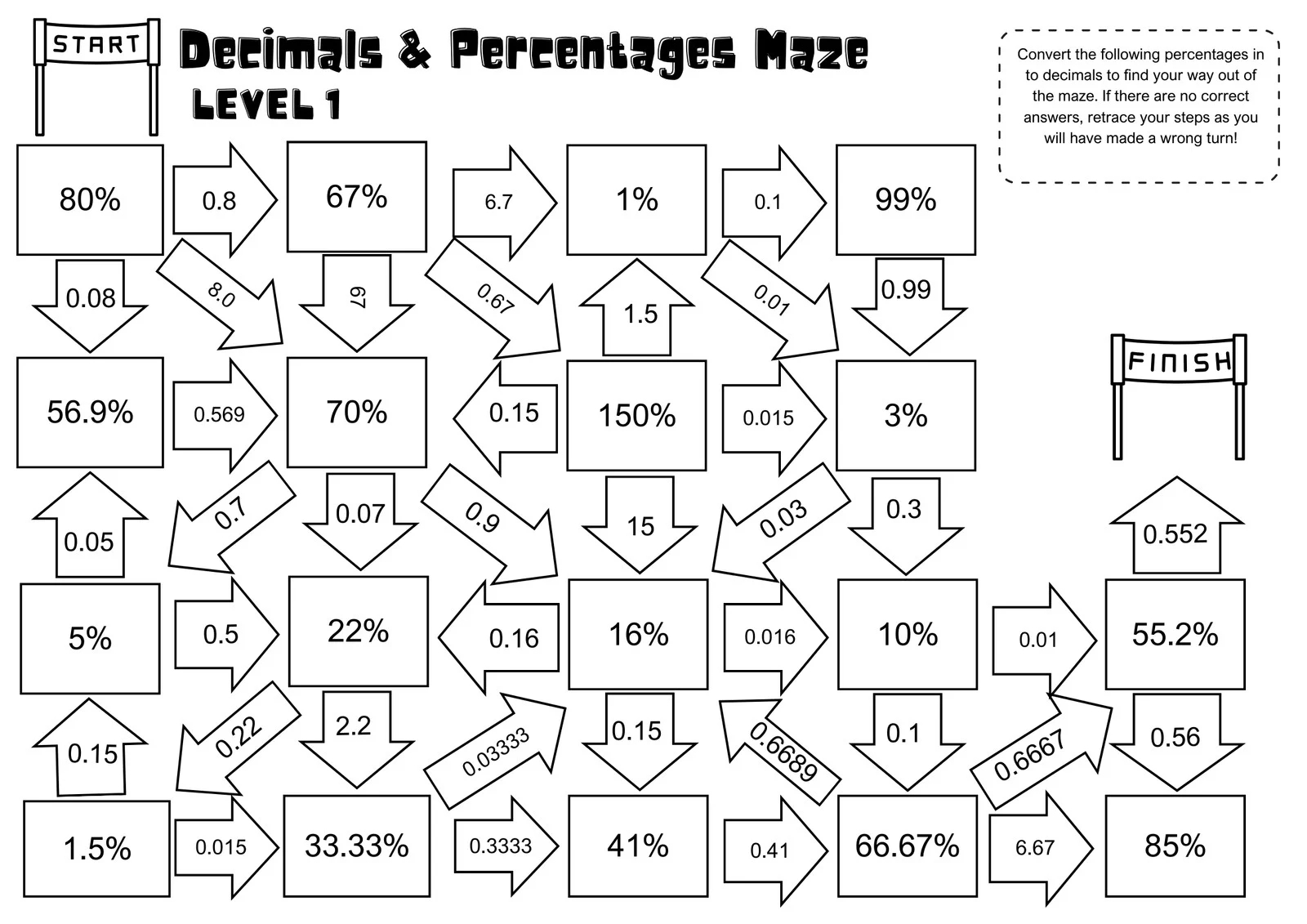 Free 8th Grade Math Printable Word Search