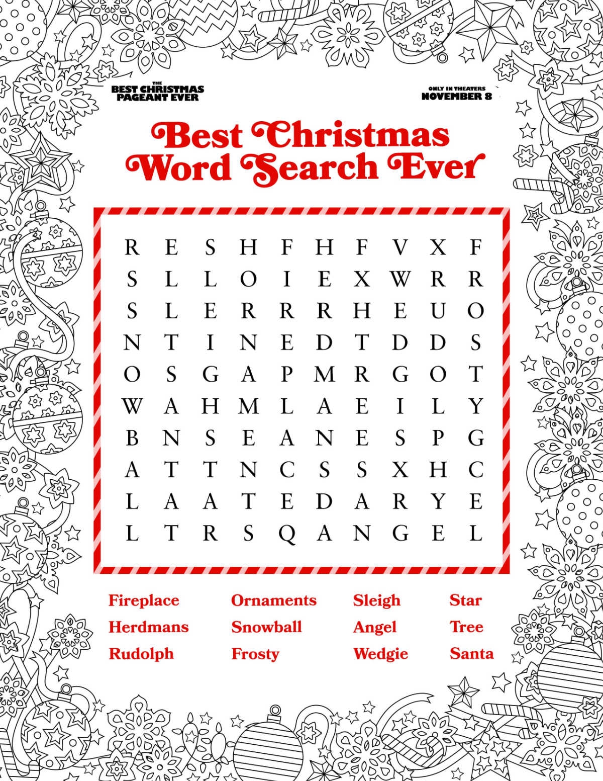 Free Printable Christmas Pageant Word Search Mama Likes This