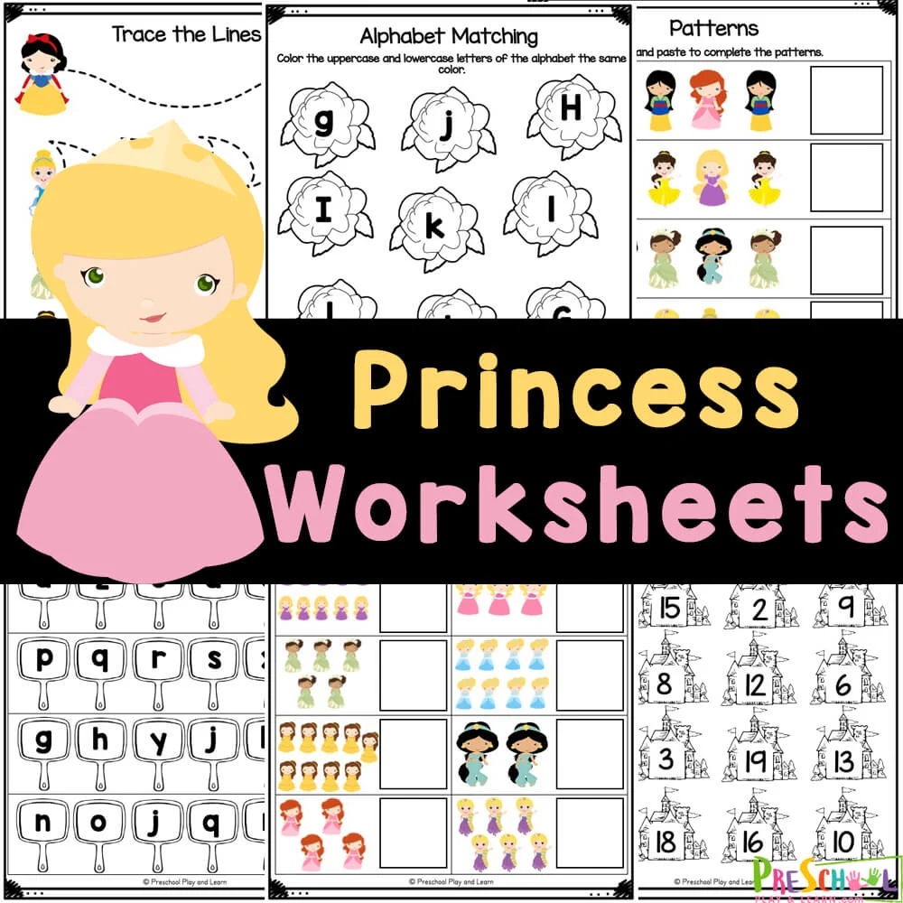 Cvc Word Search Printable Princess