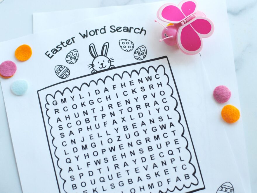 Free Printable Easter Word Search