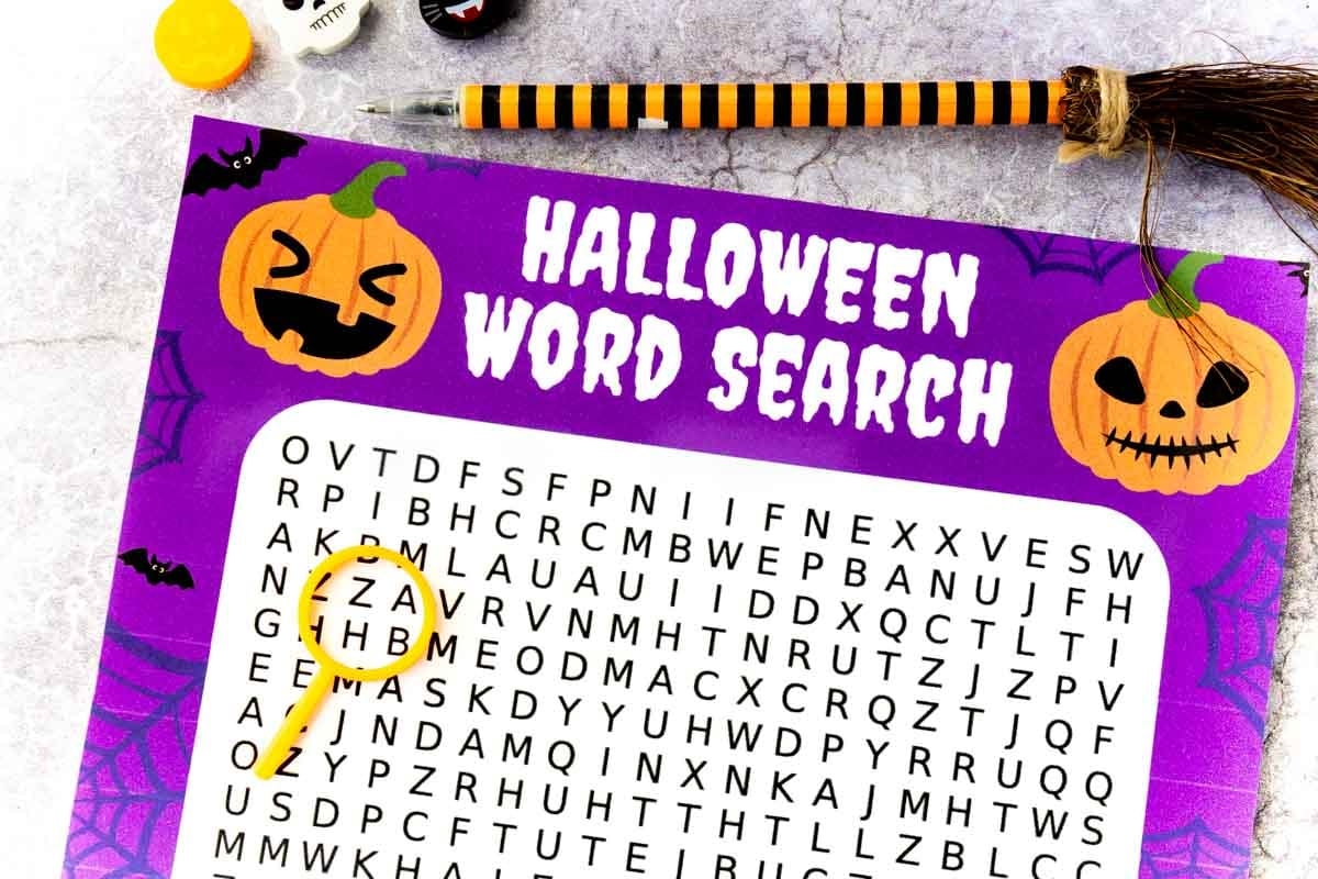 Free Printable Halloween Word Search Play Party Plan
