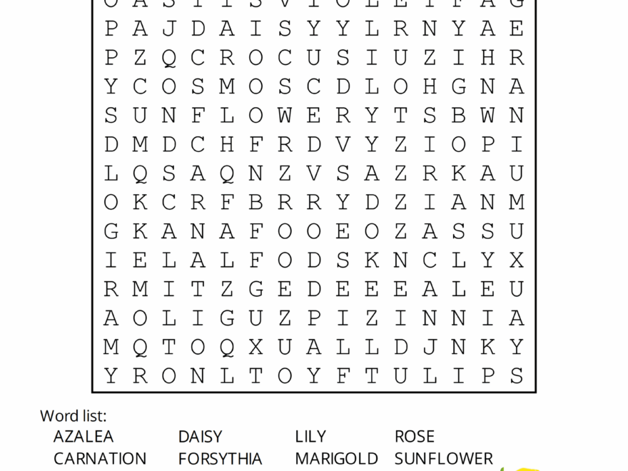 Free Printable Spring Word Search Puzzles Free Printables Monograms Design Tools Patterns DIY Projects