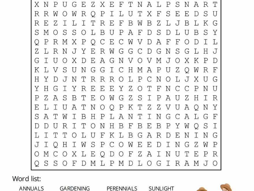 Free Printable Spring Word Search Puzzles Free Printables Monograms Design Tools Patterns DIY Projects