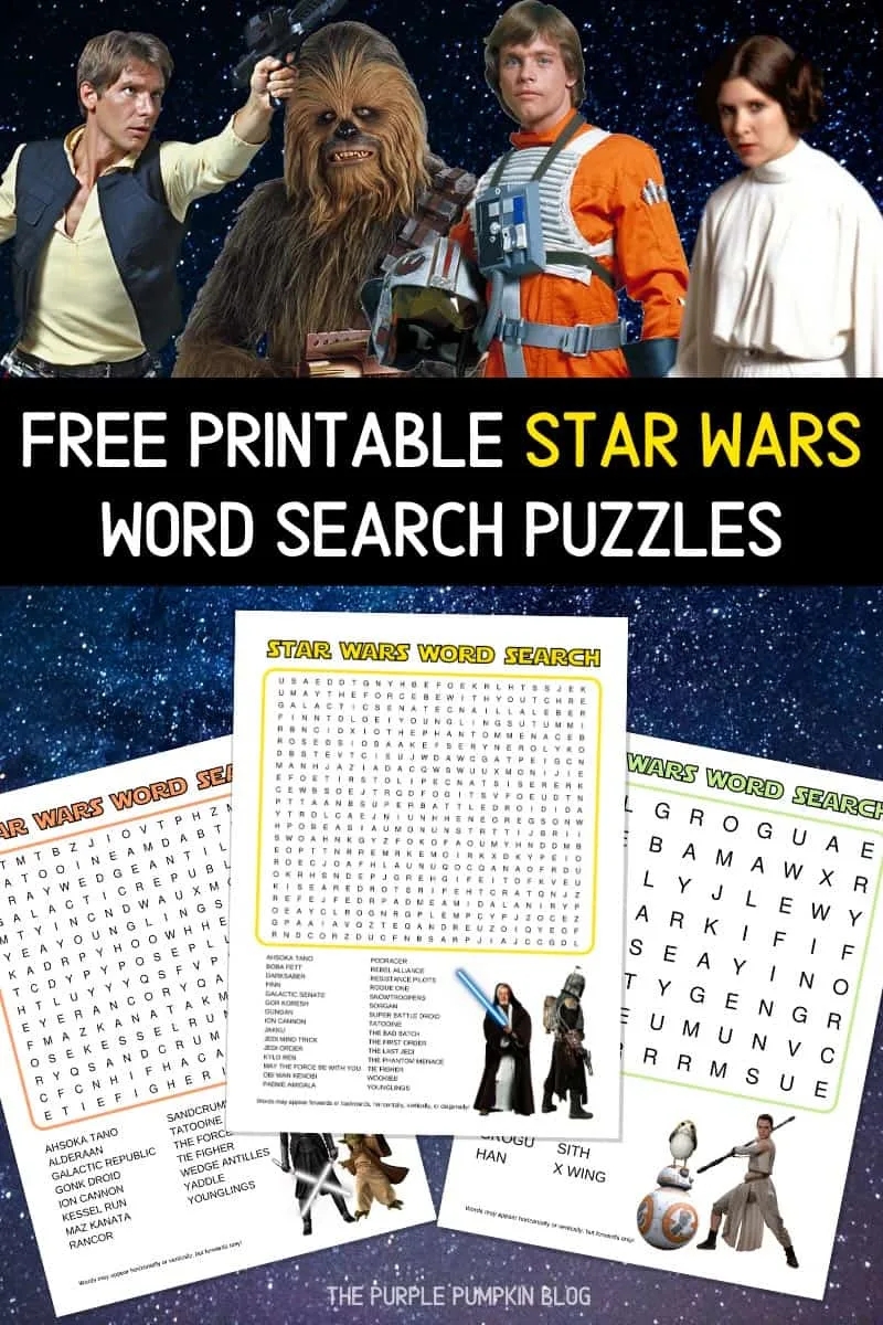 Free Printable Star Wars Word Search Puzzles For May The 4th Free Printable Star Wars Word Search Puzzles For May The 4th