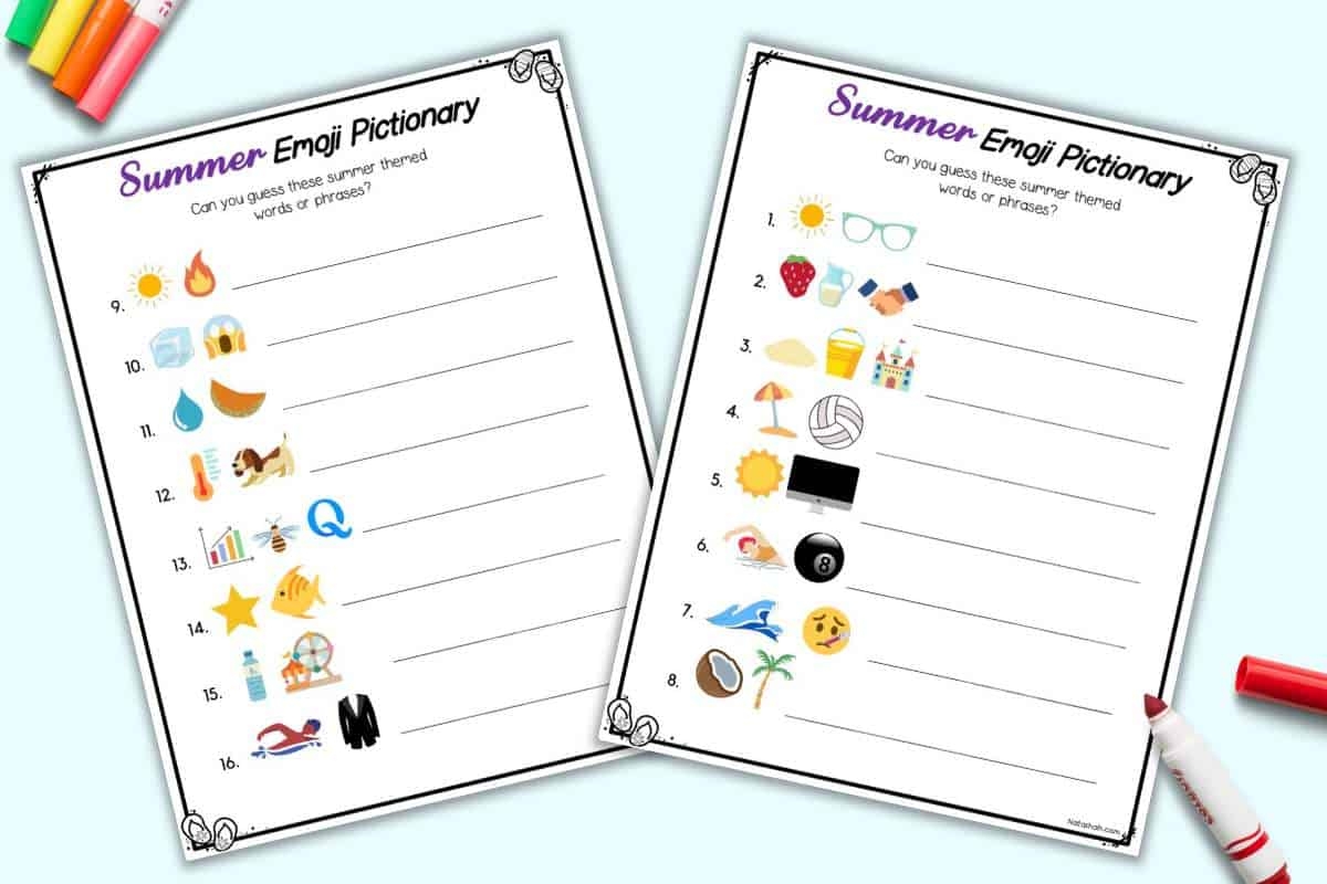 Emoji Word Search Printable Free