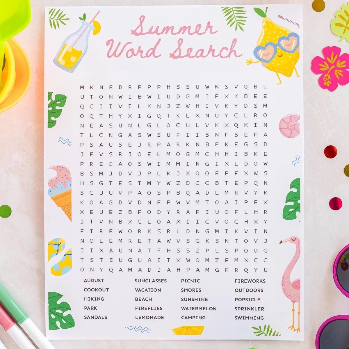 Free Printable Costome Word Searches