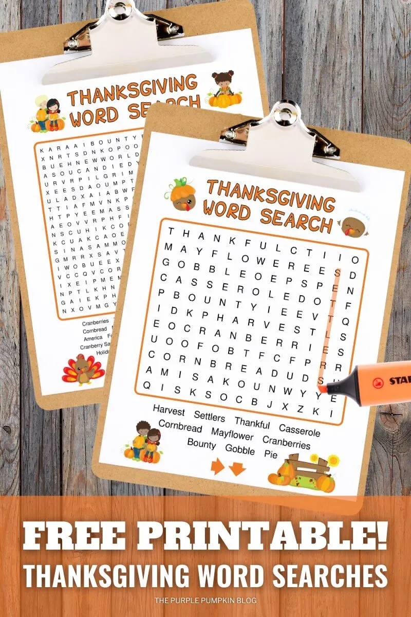 Free Printable Thanksgiving Word Searches For All The Family  Free Printable Thanksgiving Word Searches For All The Family
