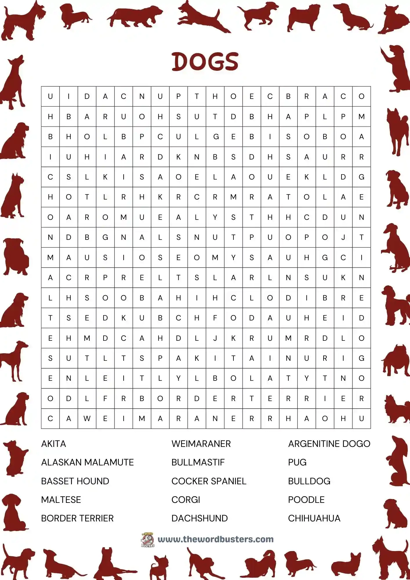  Free Printable Word Search Puzzles PDF 