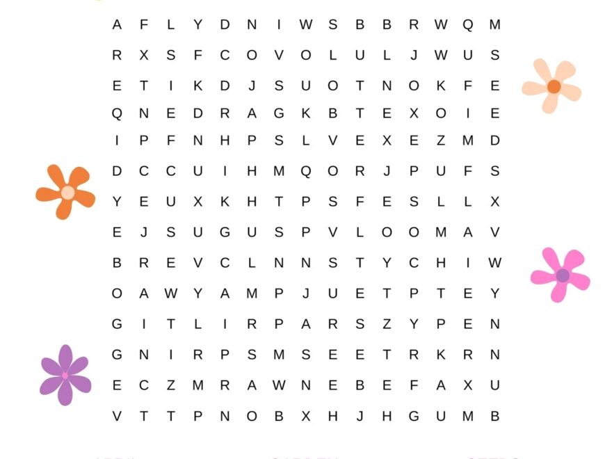 Free Printable Word Search Worksheet Templates Canva