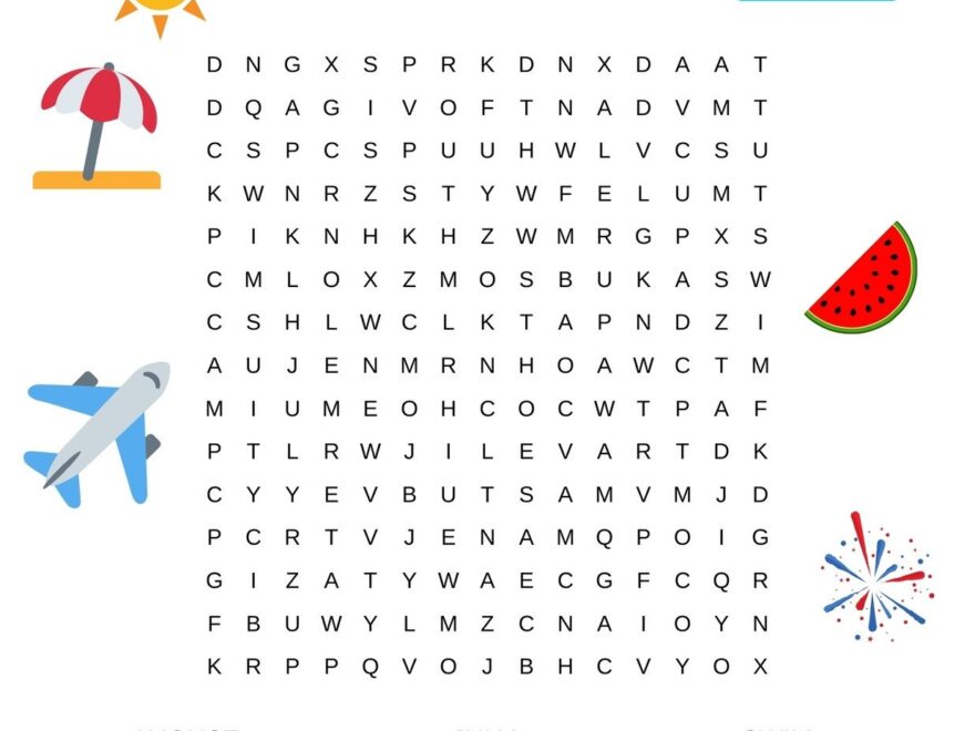Free Printable Word Search Worksheet Templates Canva Worksheets Library