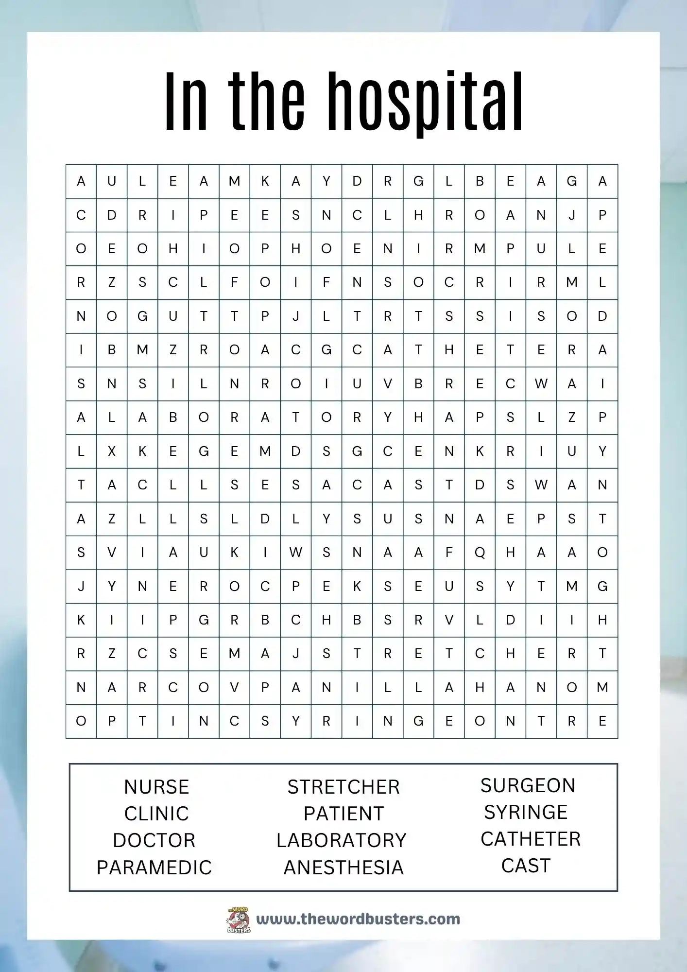 Word Search Free Printable For Adults