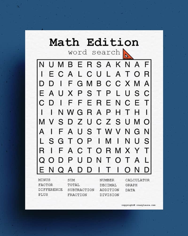 Free Printable Word Searches Math Download Free Printable Word Searches Math Png Images Free Worksheets On Clipart Library